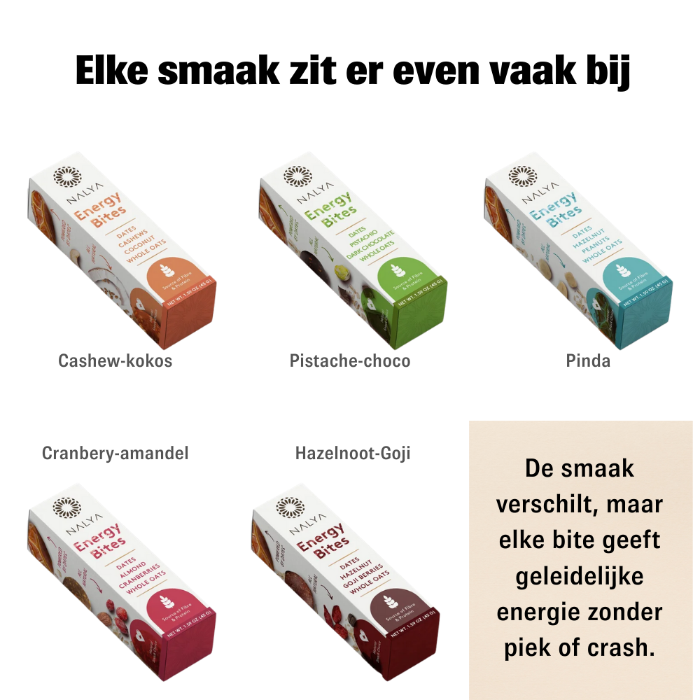 NALYA Energybites – Energie zonder crash
