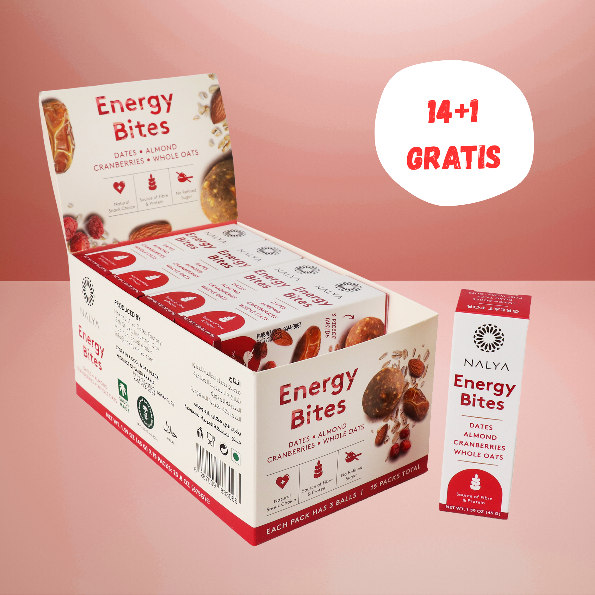 NALYA® Cranberry Energy Bites